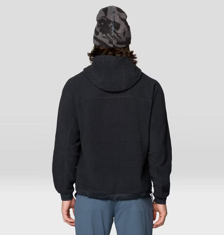 Mountain Hardwear Men's Summit Grid Big Grid Hoody Black