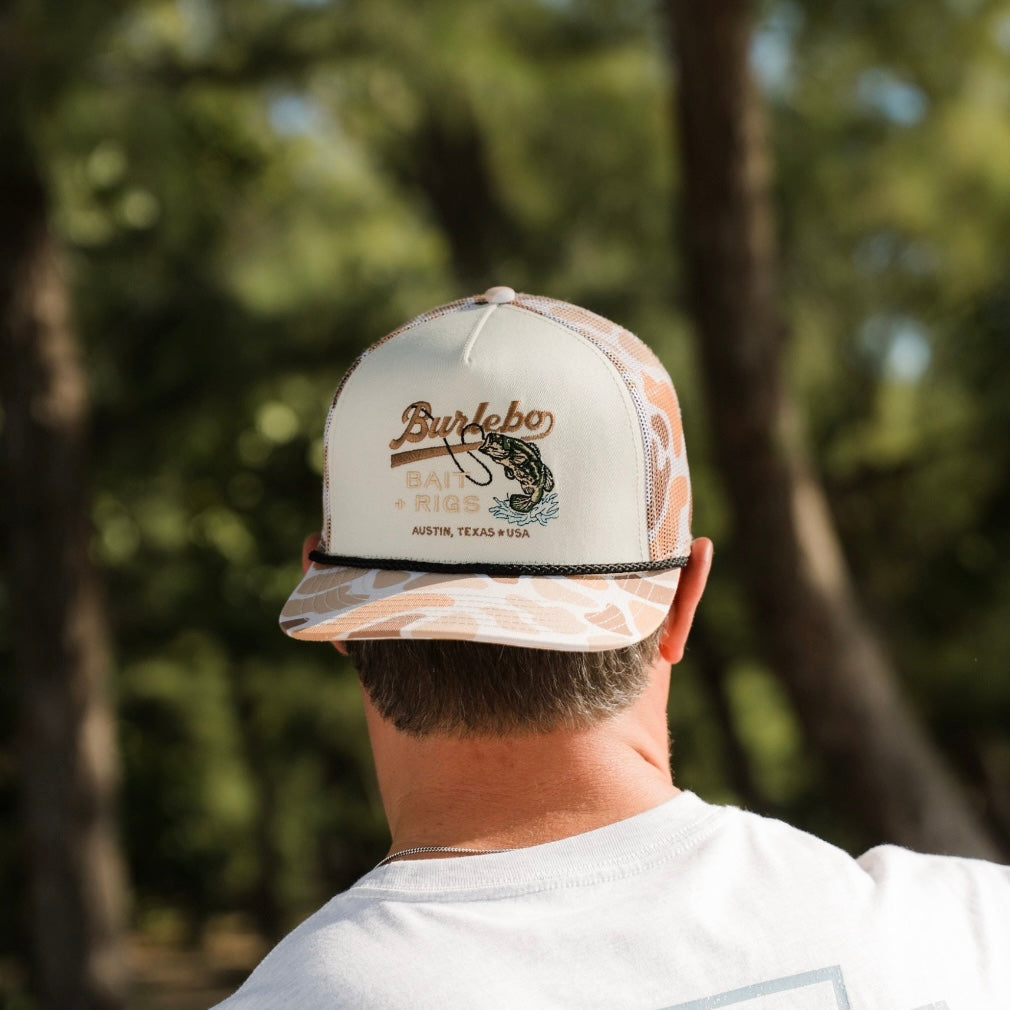 Burlebo Cap - Bait & Rigs - Camo Mesh