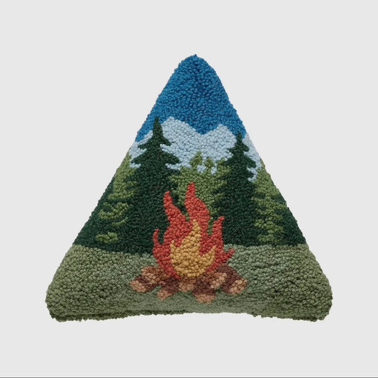 Campfire Shaped Hook Pillow