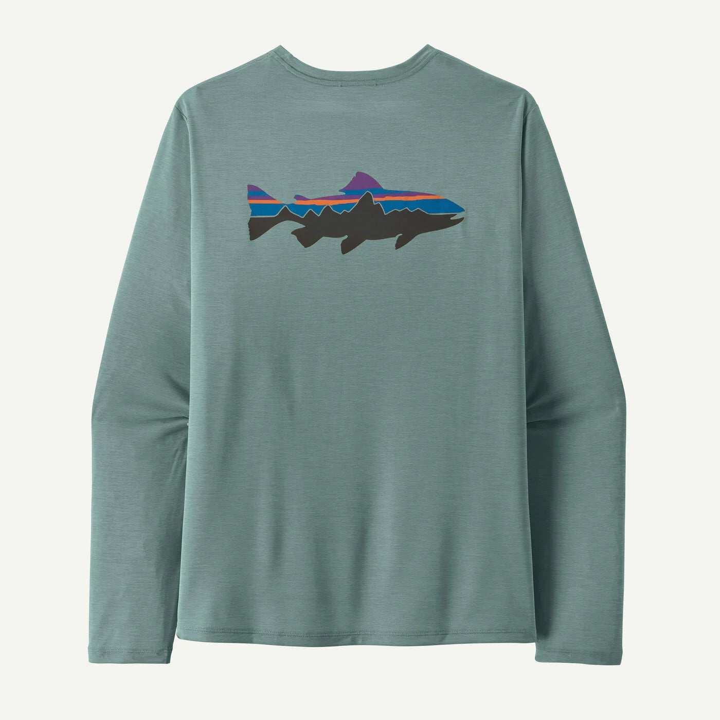 Patagonia M's L/S Cap Cool Daily Shirt - Fitz Roy Trout