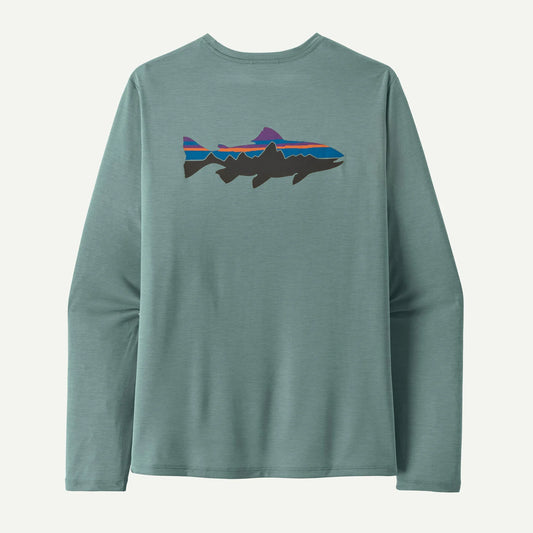 Patagonia M's L/S Cap Cool Daily Shirt - Fitz Roy Trout