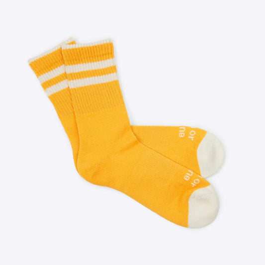 Merry People Crew Socks in Lemon