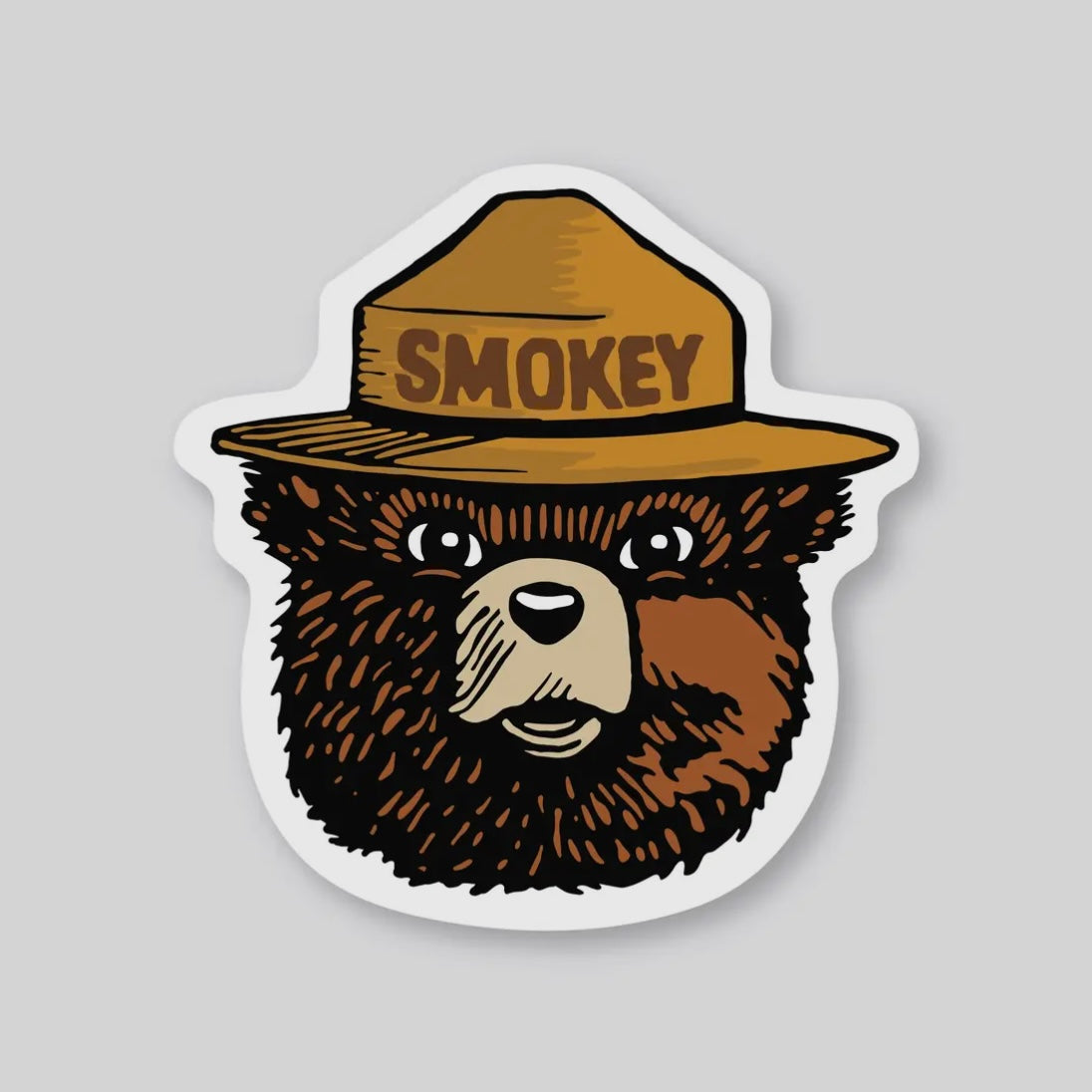 Pike Street Press Smokey Bear Sticker