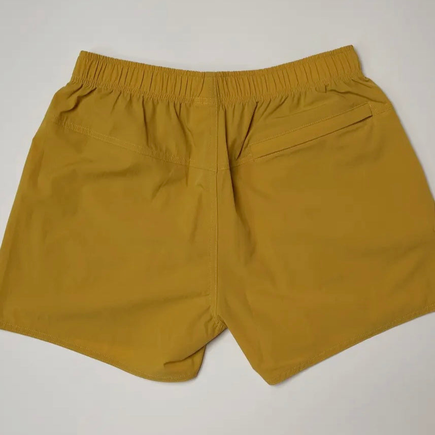 New Frontier Women's Journey Tech 3.5" Short (Mustard)