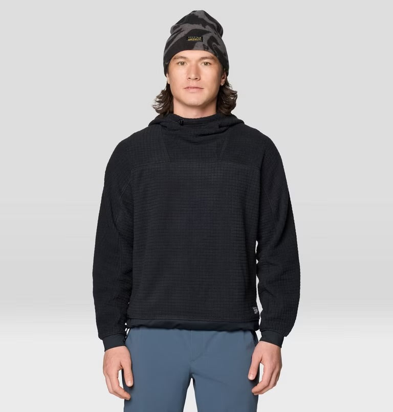 Mountain Hardwear Men's Summit Grid Big Grid Hoody Black