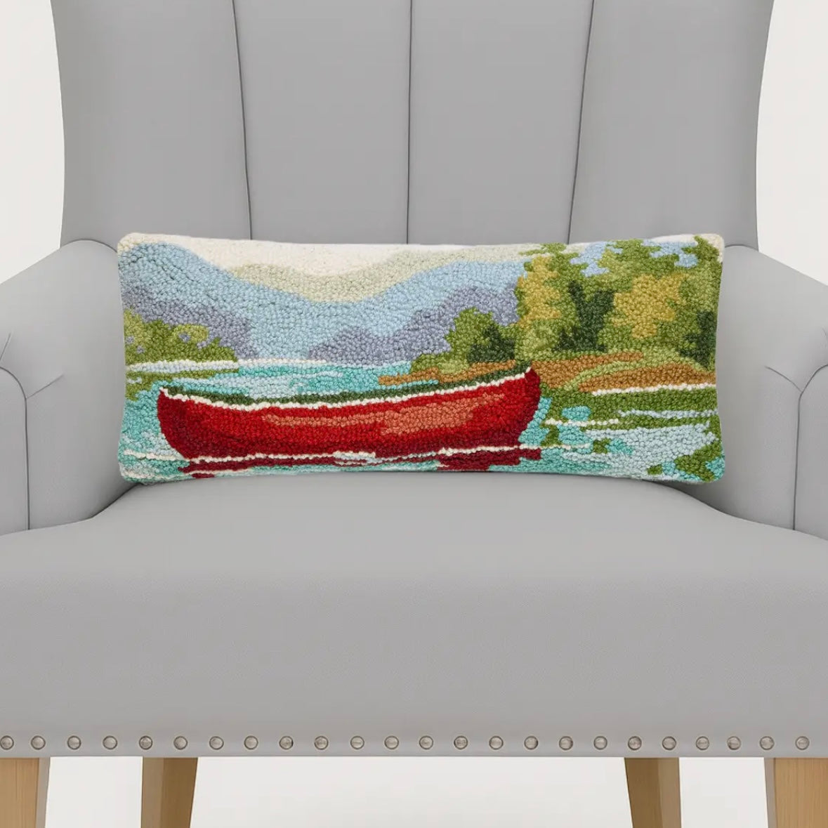 Lake Scene Hook Pillow