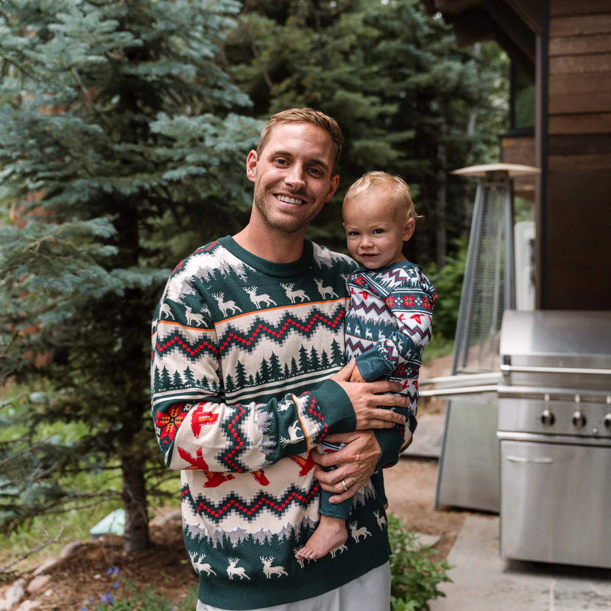 Burlebo Baby Zip-Up Christmas