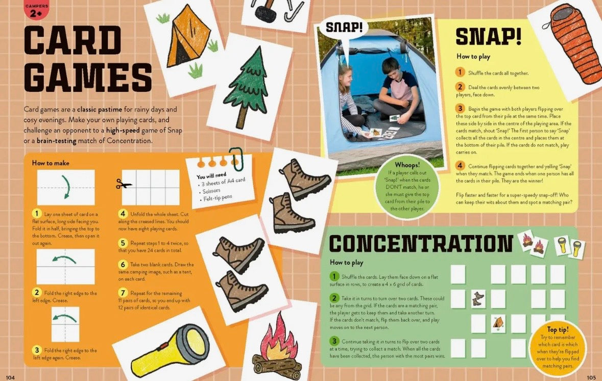 Lonely Planet Kids Create Your Own Camping Activities - Hardcover