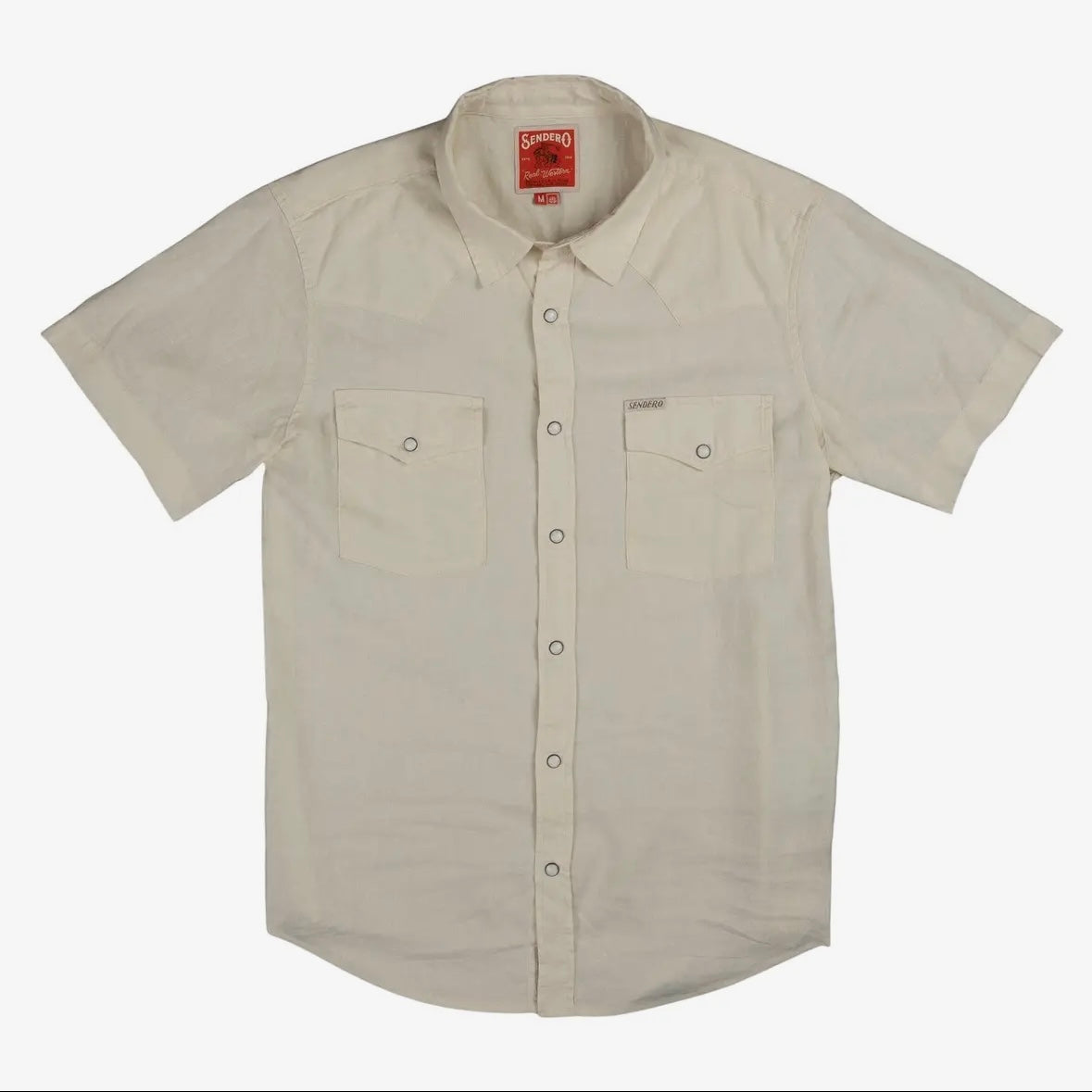 Sendero The Wyatt Pearl Snap Short Sleeve Solid Shirt