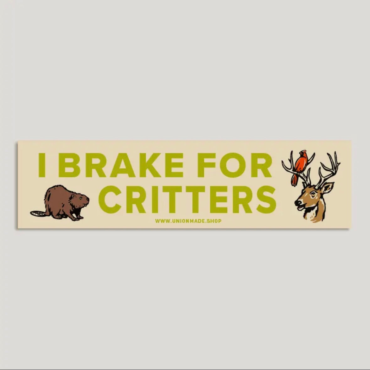 Union Made Large Bumper Sticker