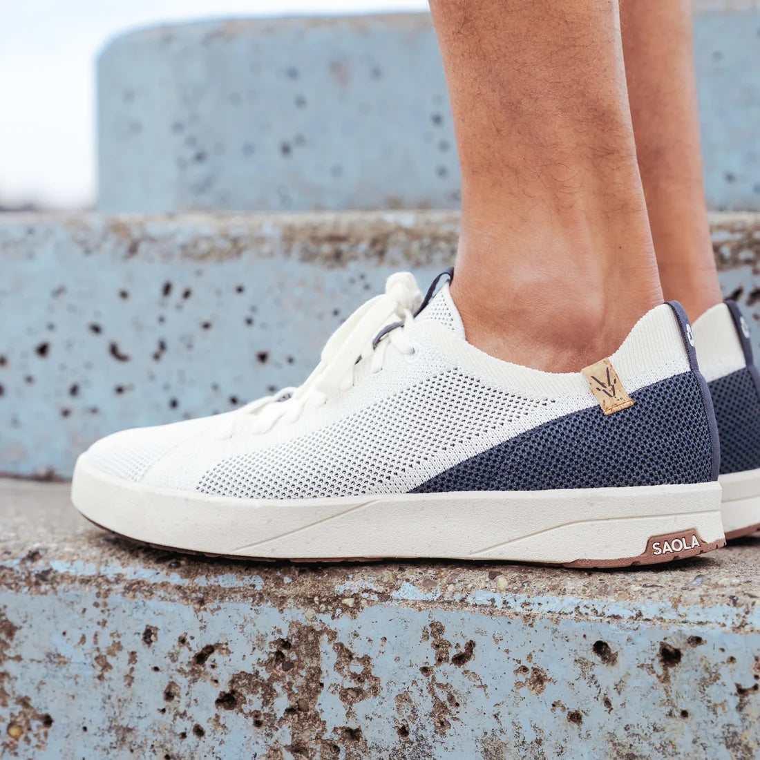 Saola Cannon Knit M 2.0 White Navy