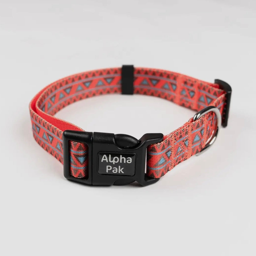 AlphaPak Natchez Pattern Dog Collar