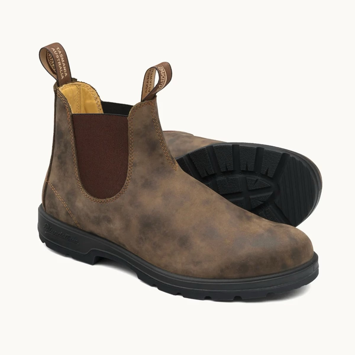 550 Blundstone Classic Series  Elastic Side Boot (AUS Sizing)  Rustic Brown #585