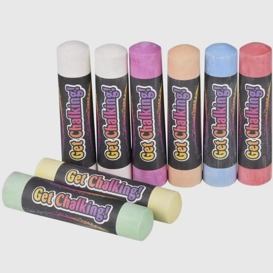 7.5" Chalk Set 8pc Llb Stationary