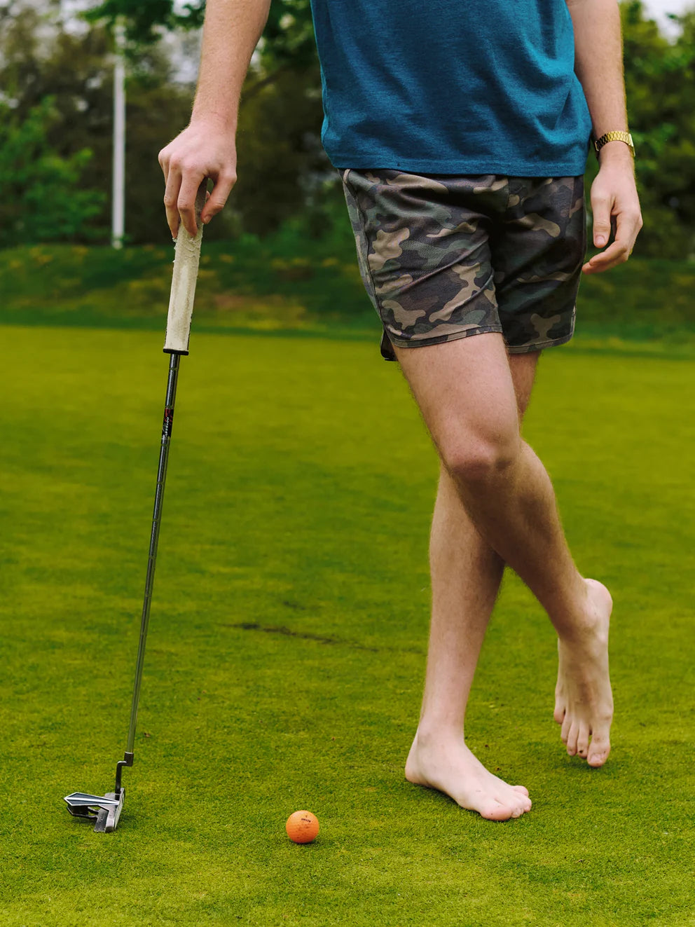 Free Fly Men's Reverb Short 7" - Woodland Camo