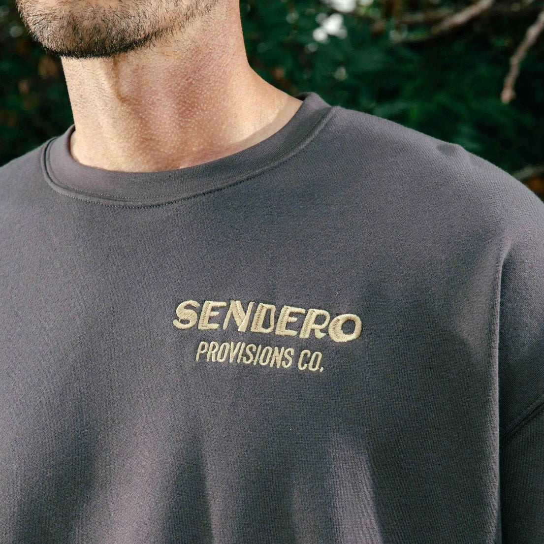 Sendero Deer Fishers Sweatshirt - Charcoal