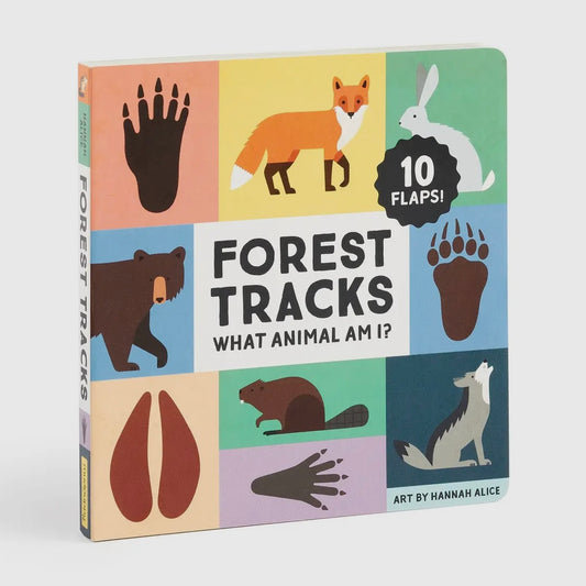 Forest Tracks: What Animal Am I? Lift-The-Flap Board Book