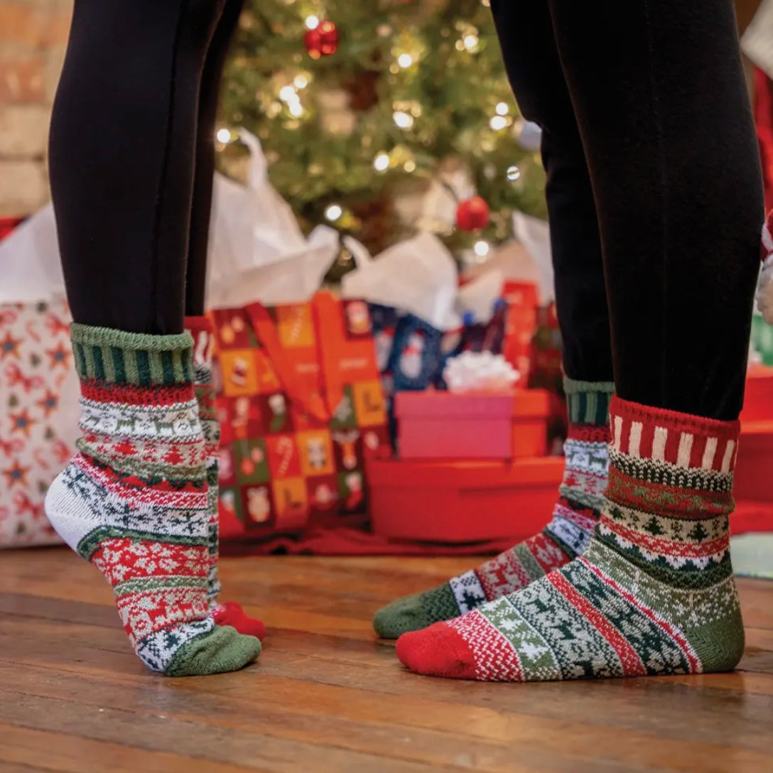 Solmate Socks - Yuletide Christmas Socks | Eco-Friendly & Made in the USA