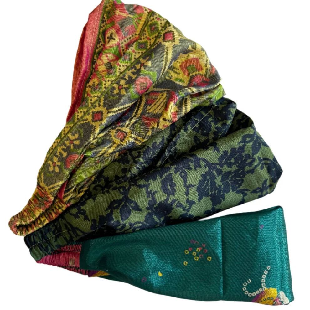 US Sherpa Recycled Sari Silk Headband
