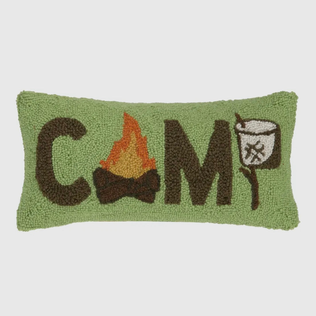 Camp Marshmallow Hook Pillow