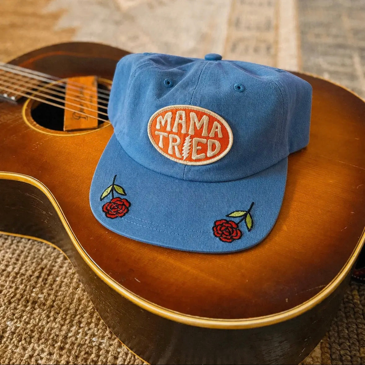 Trek Light Cotton Snapback Hat | Mama Tried