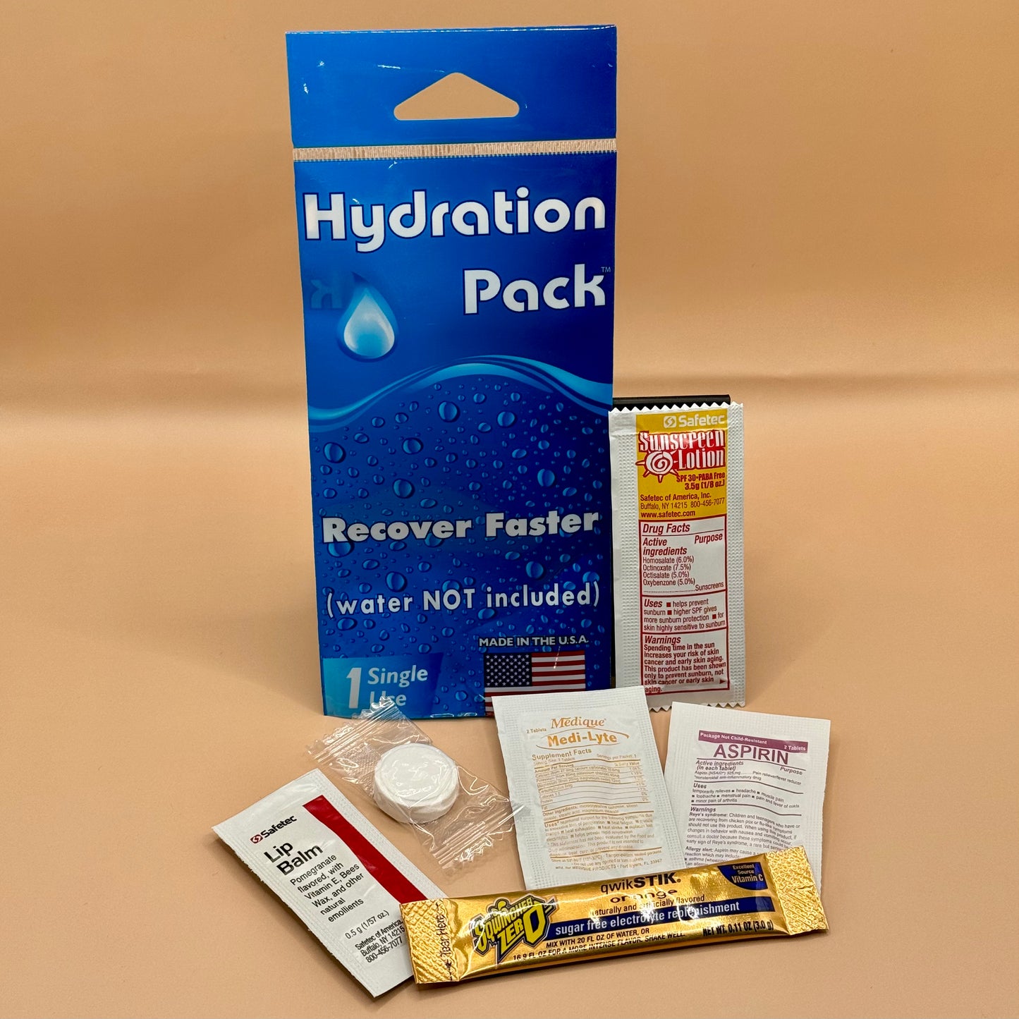 Emergency Single Use Packs