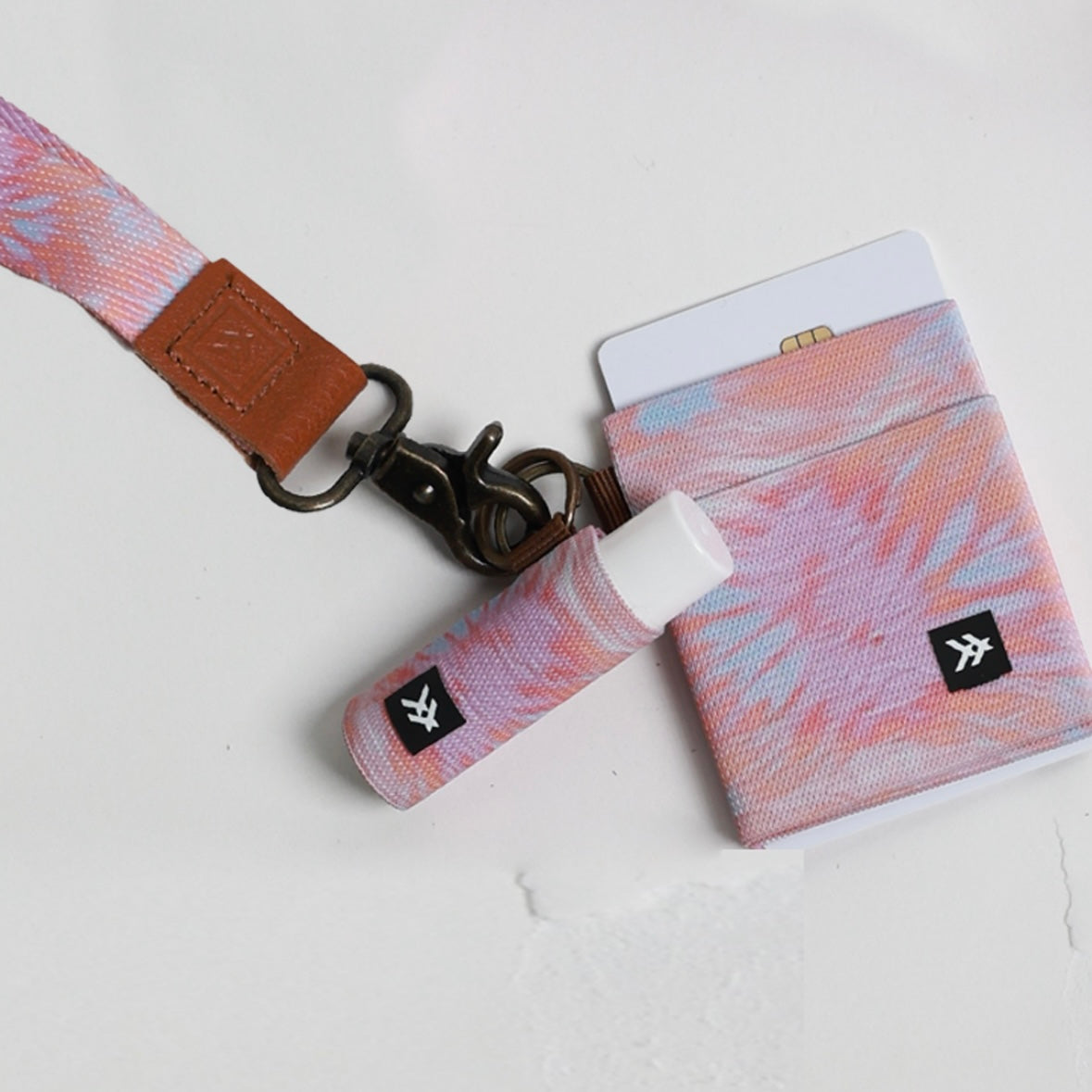 Thread Chapstick Holder Keychain