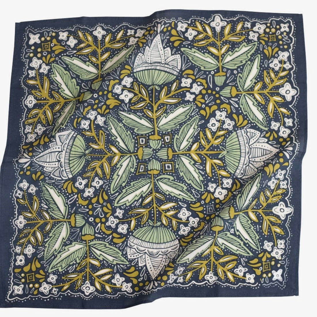Handker Bandana 100% Organic Cotton 22" x 22"