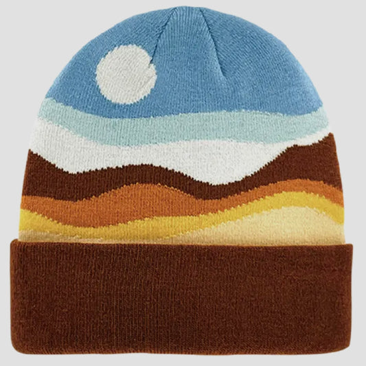 Abstract Mountain Beanie