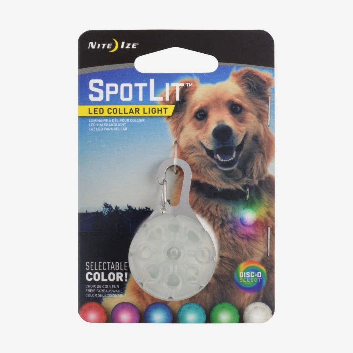 Nite Ize Spotlit® Collar Light - Disc-O Select™
