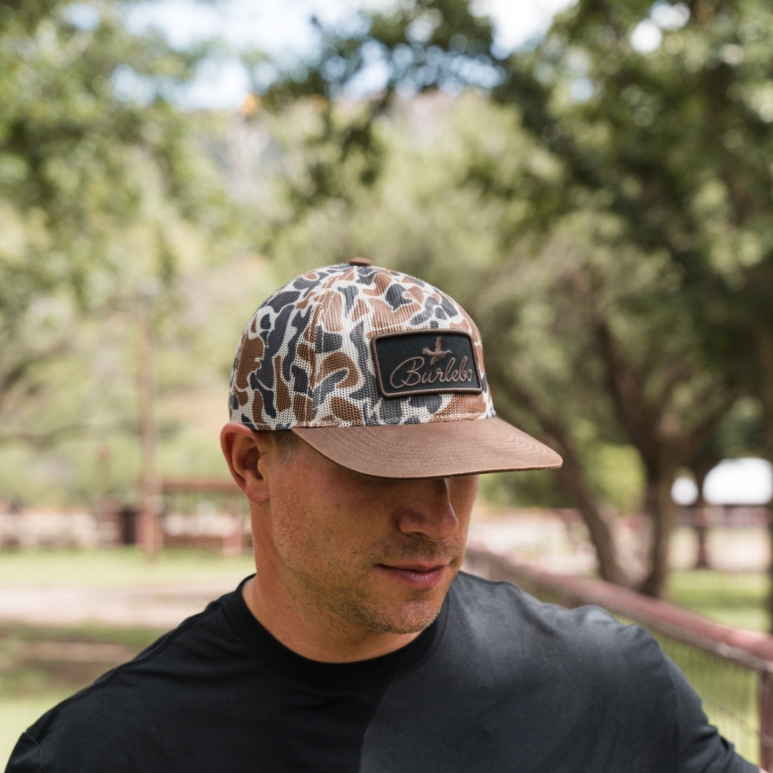 Burlebo Cap - Woods Camo - Full Mesh