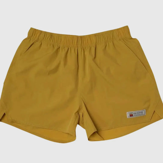 New Frontier Women's Journey Tech 3.5" Short (Mustard)