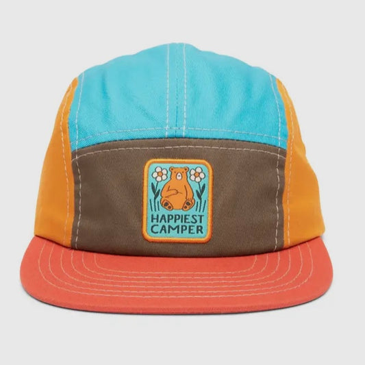 Trek Light Gear Happiest Camper Bear Kids Hat in Multi - Baby/Toddler