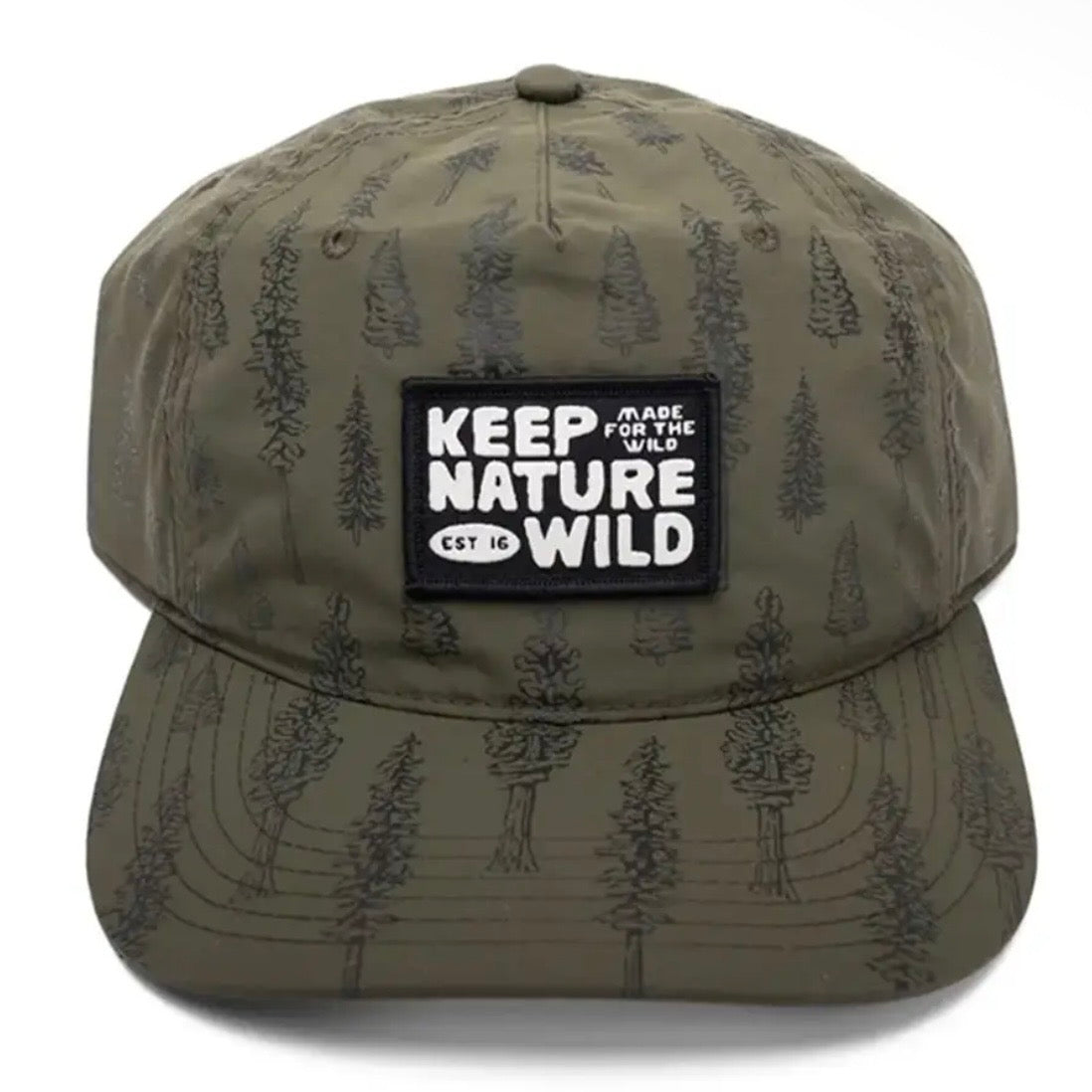 Keep Nature Wild Conifers Trail Hat | Olive