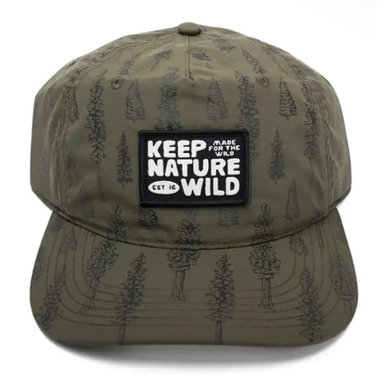 Keep Nature Wild Conifers Trail Hat | Olive