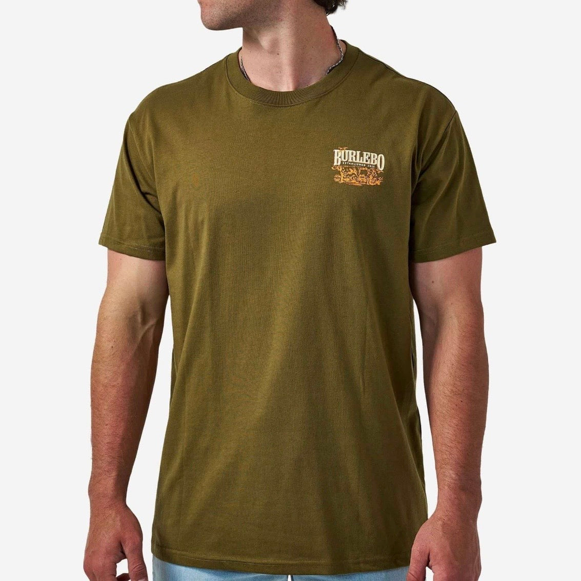 Burlebo Short Sleeve Tee - Hunting Dogs - Hunter Green