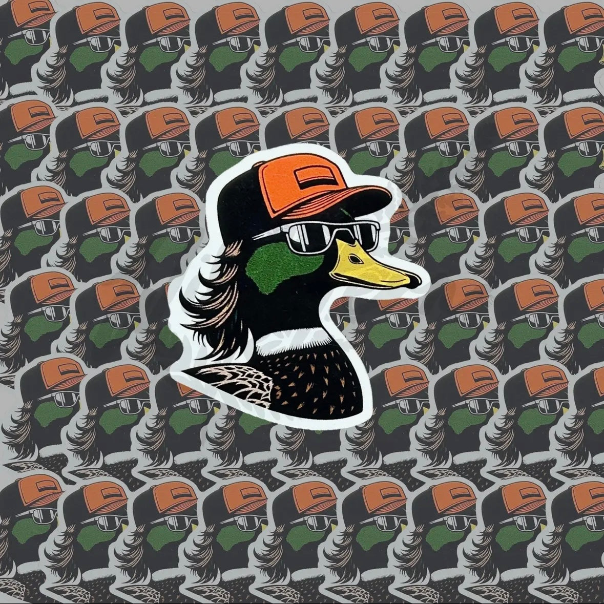 Mullet Mallard Sticker