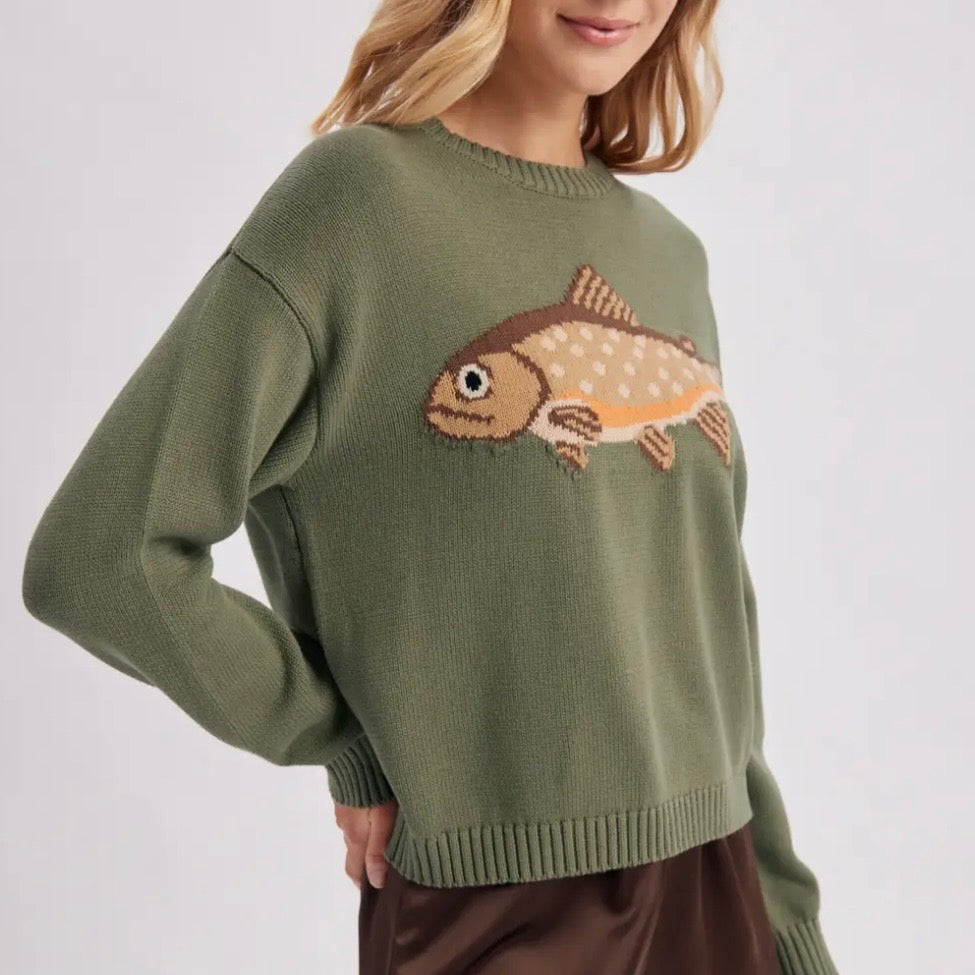 Wishlist Fish Sweater