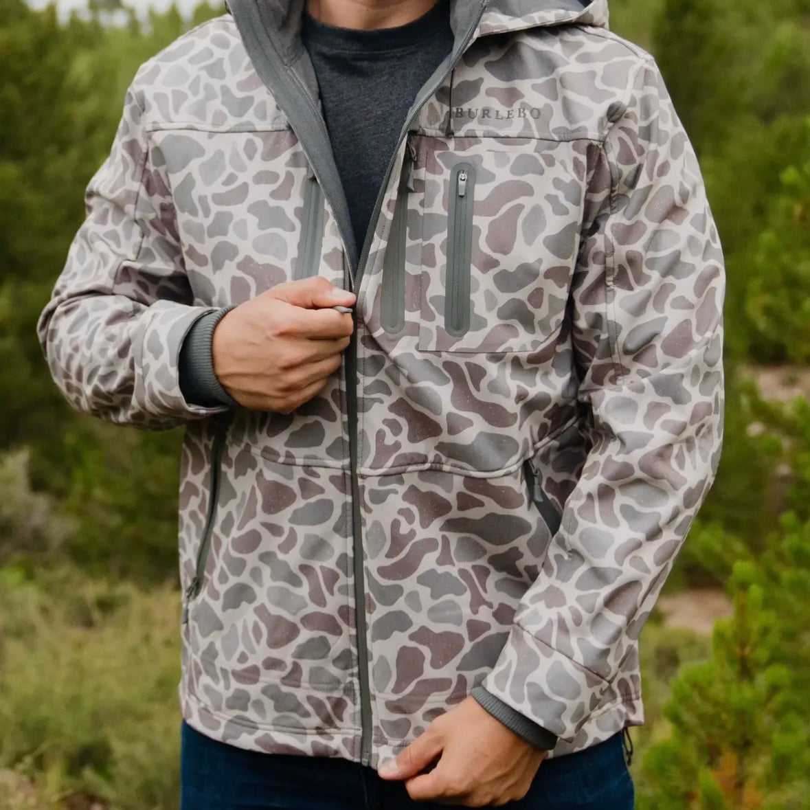 Burlebo Challenger Jacket - Classic Deer Camo