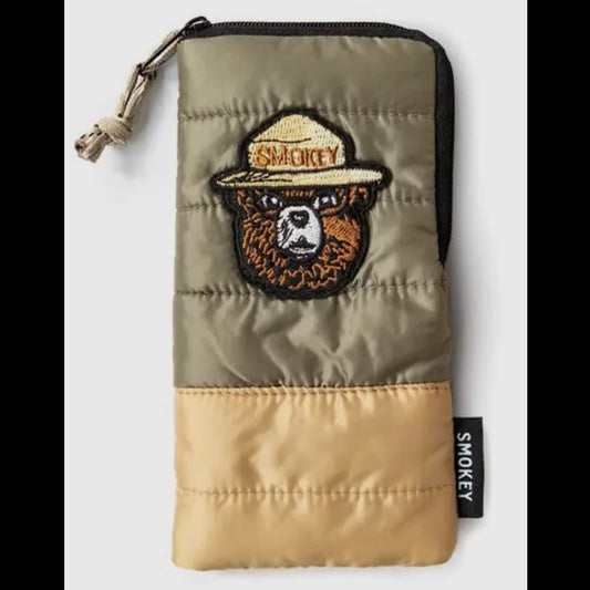 CAMP X Smokey Bear Sleeping Bag Glasses Case