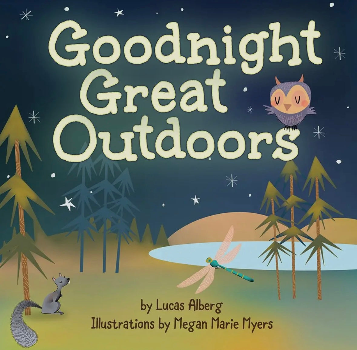 Goodnight Great Outdoors Board Book by Lucas Alberg