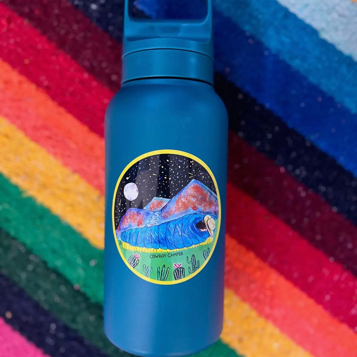 Abstract Hikes Stickers