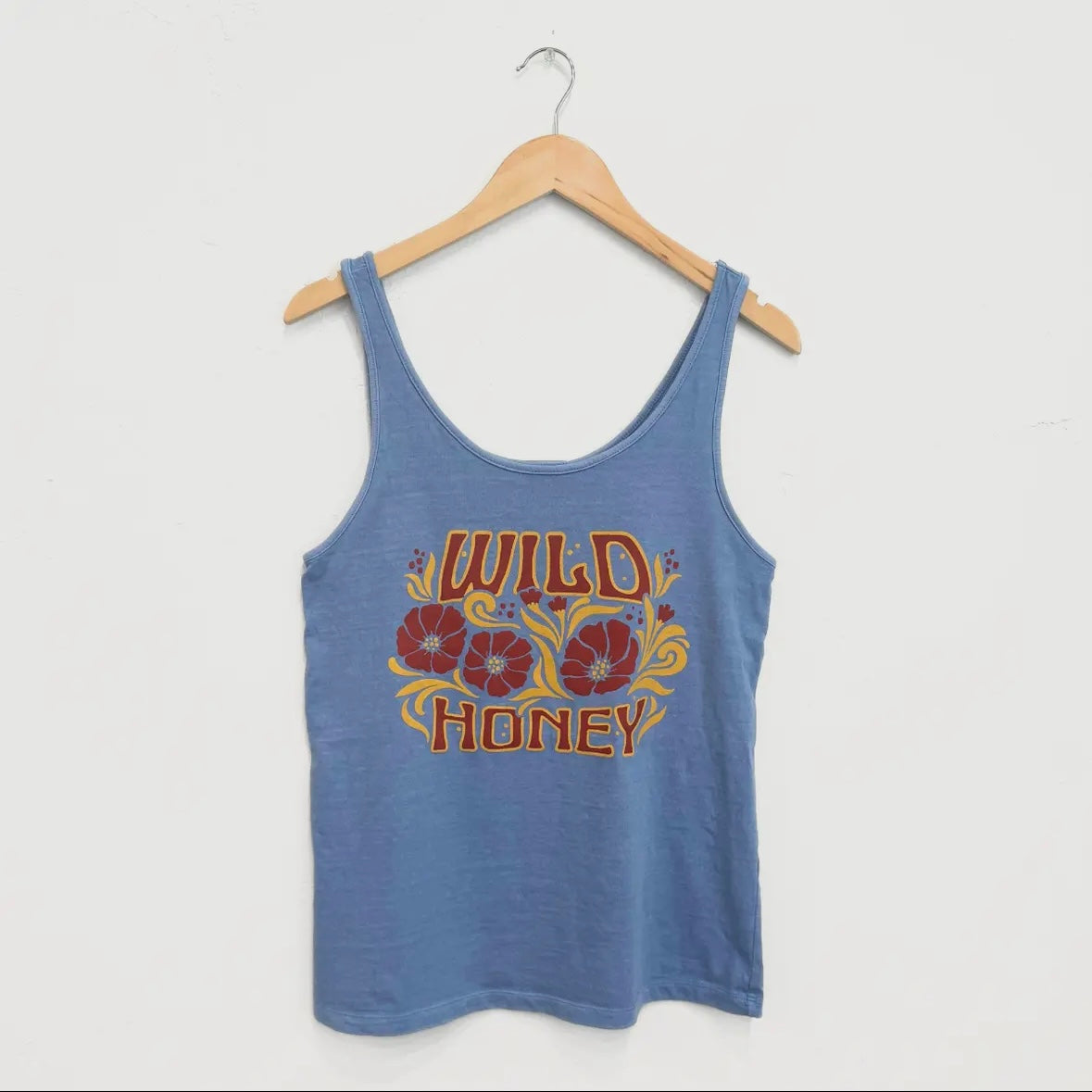 Wild Honey Ladies Tank - Faded Denim