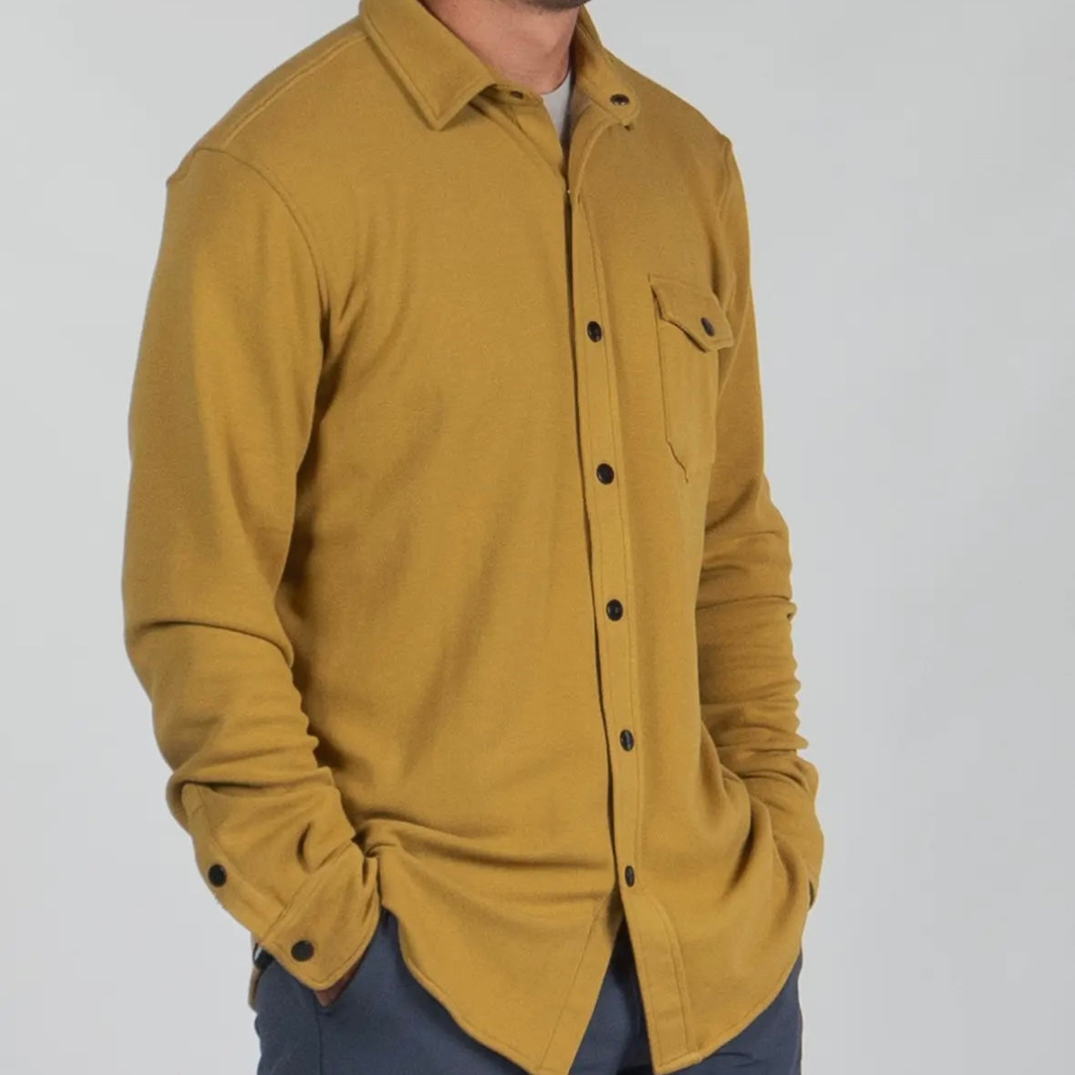 Belong Designs Men's Sherman Fleece Button Up