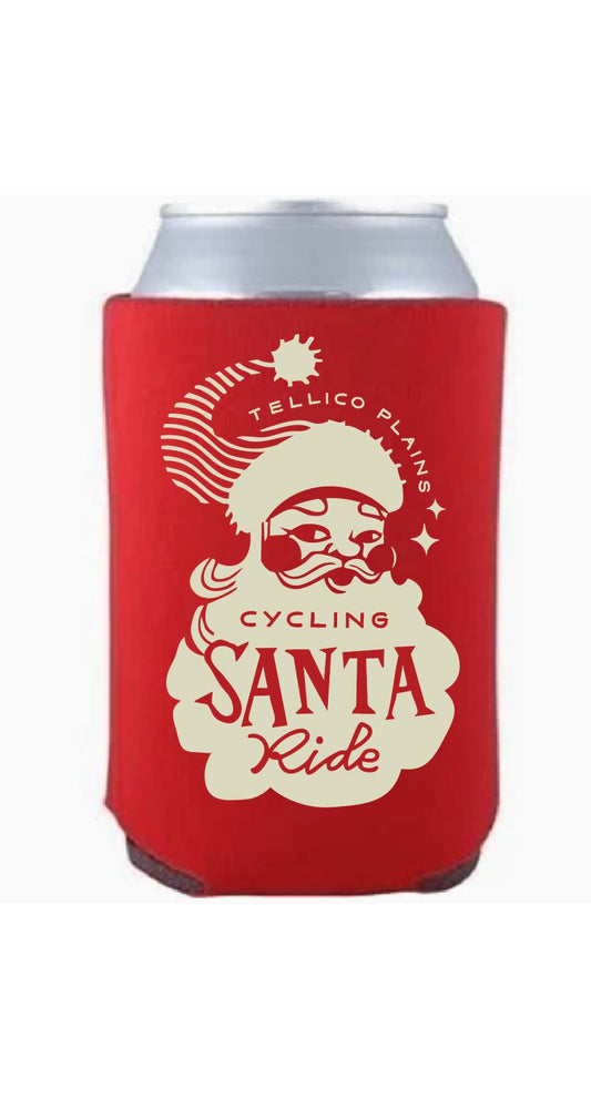 Cycling Santa Koozie