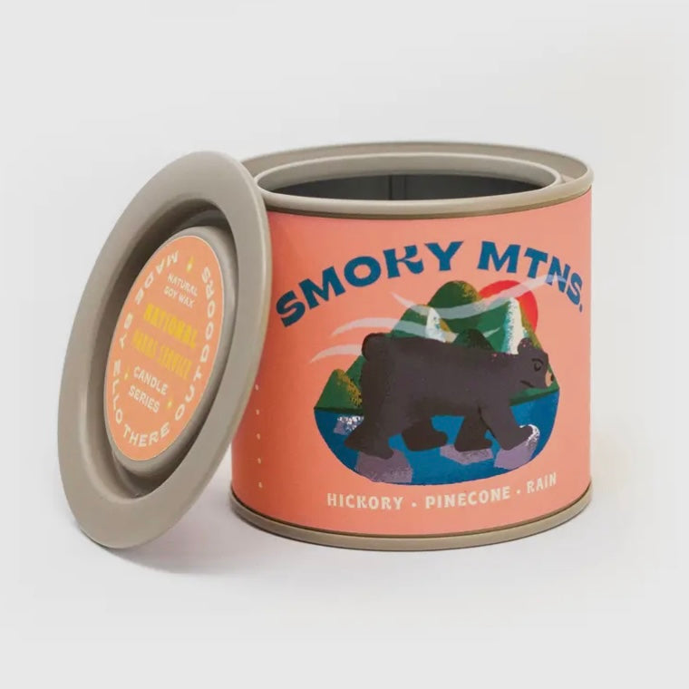 Smoky Mountain National Park Soy Cackling Candle