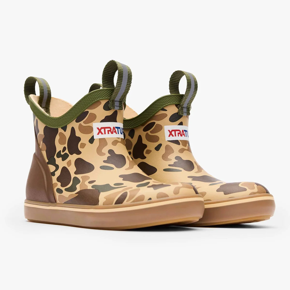 XTRATUF Little Kids Ankle Deck Boot in Duck Camo