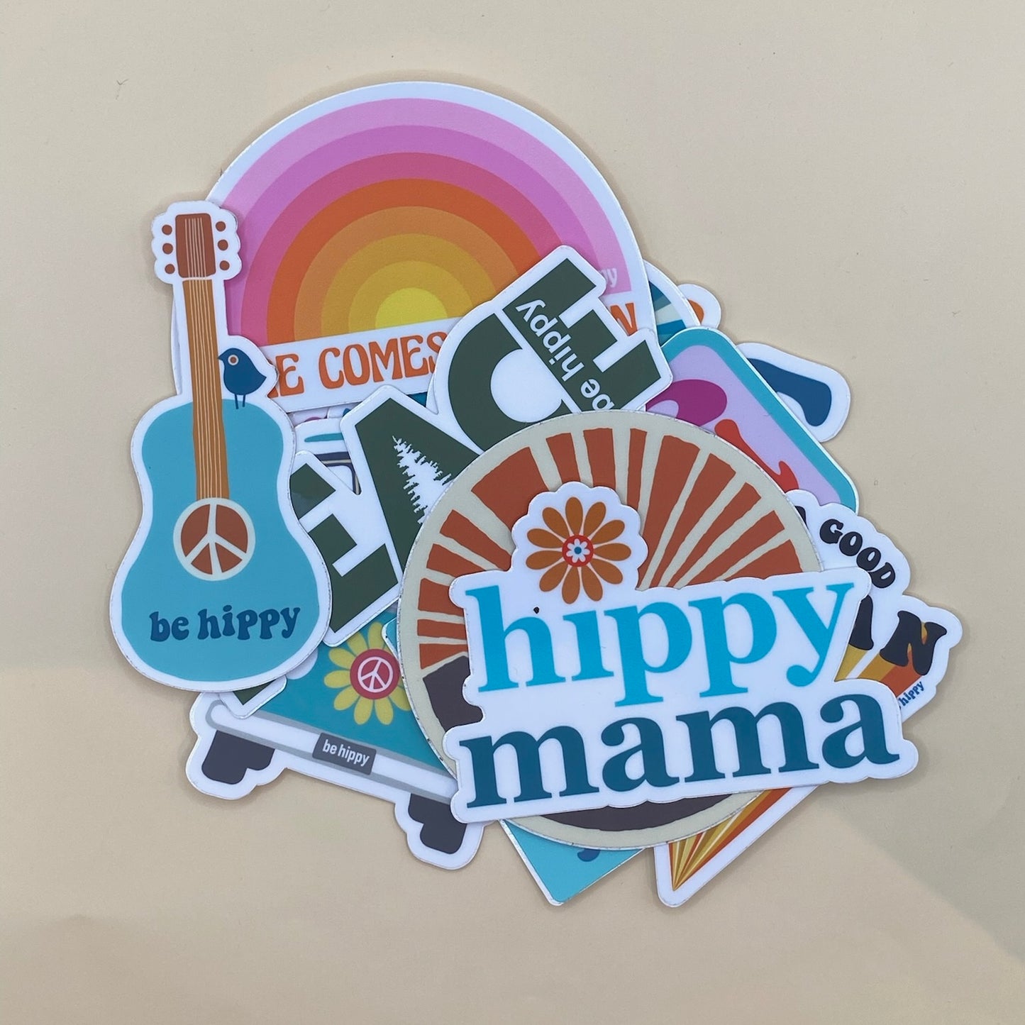 Be Hippy Stickers