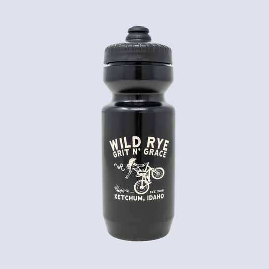 Wild Rye Bidon Water Bottle in Black Grit