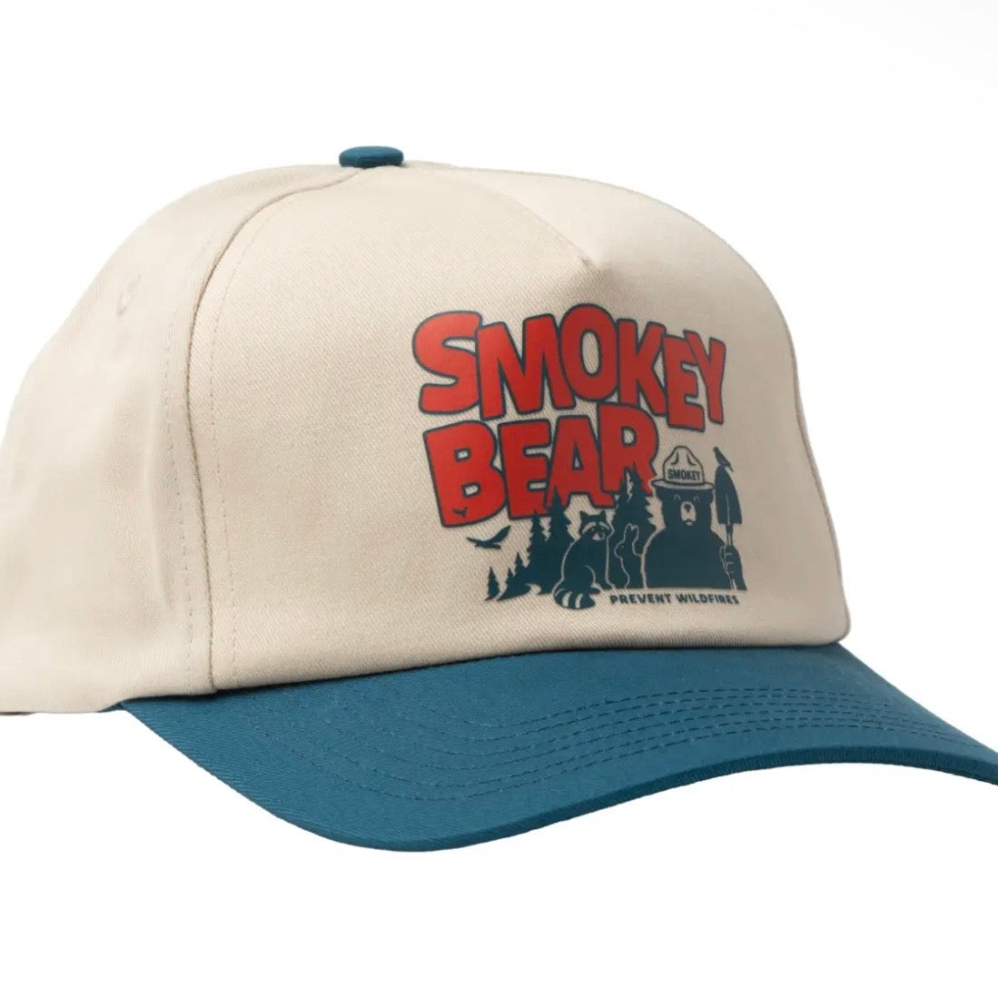 The Landmark Project Smokey Bear Campaign 5-Panel Hat in Cottonwood